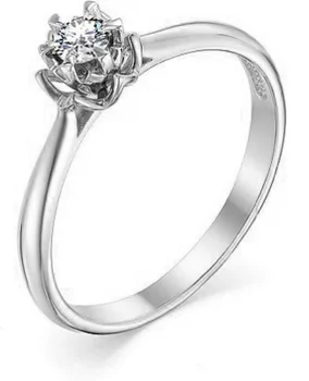 

Master brilliant ring with 1 white gold diamond