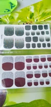 Toe-Nail-Wraps Stickers Foot-Decals Adhesive Salon Manicure Full-Cover DIY Waterproof