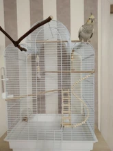 8Pcs/Set Bird Parrot Toys Wooden Hanging Swing Hammock Climbing Ladders Perches