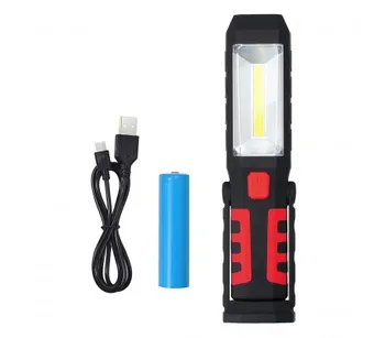 

Emergency lamp high brightness 3w + 1 LED FLASHLIGHT hook and rechargeable battery