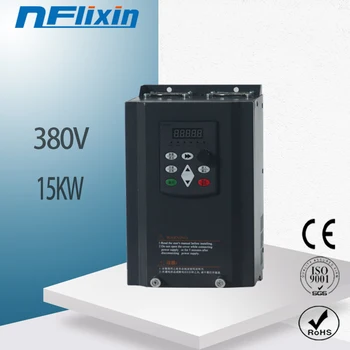 

Variable Frequency Drive 15KW 3PH 380V CNC Spindle Motor Speed Control 20HP VFD Inverter for Engraving machine