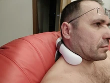 Masajeador eléctrico para cuello y espalda, herramienta para aliviar el dolor, cuidado del cuello, relajación, 6 modos