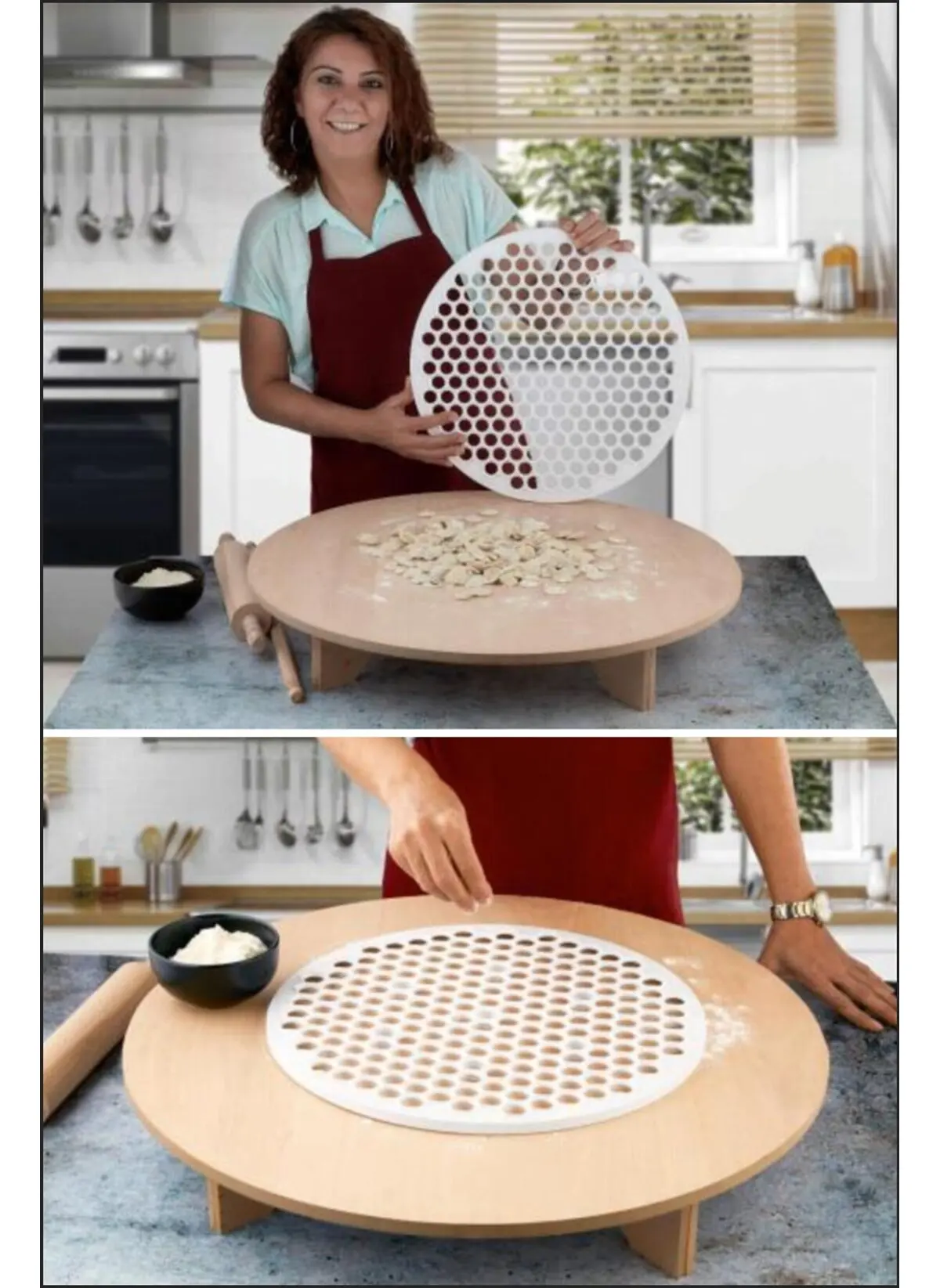 Ravioli Maker Kitchen Dough Press Manti Making Mould DIY Maker Dumpling Pelmeni Cuisine Turkish Pasta Form 200 Holes Hot