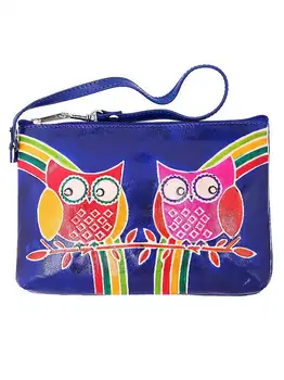 

Beautician leather hand print "owls"