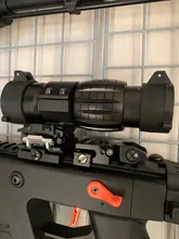 WIPSON-Mira 3X telescópica para rifle, objetivo con lupa óptica, compacto, con cubierta abatible, para arma de caza de 20mm