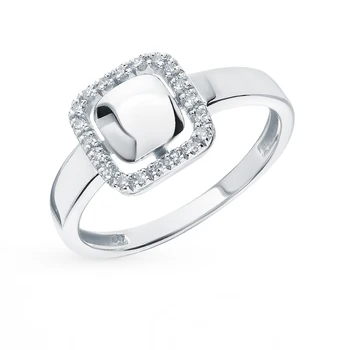 

Gold ring with diamonds sunlight sample 585