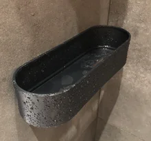 Wall Mounted Towel Holder Rack For Bathroom 30-50cm Lenght Kitchen Shelves Basket Storage