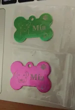 2 unids/lote mascota perro gato etiqueta de identificación para gatito cachorro perro gato etiquetas de nombres personalizado Collar accesorios mascotas mensaje sin etiqueta grabado