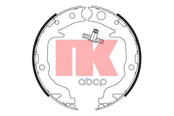 Колодки Ст.Торм. Mitsubishi Asx 10-/Lancer 08-/Outlander 06-12 Nk 2793799 Nk арт. 2793799