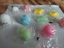 Gato blando de Mochi para niños y adultos, 10 Uds., diversión curativa de elevación lenta, juguetes para niños y adultos, decoración antiestrés GYH