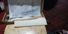 Ship Model-Kits Scale Sailboat-Model Wooden HARVEY NIDALE Antique Classics 1847 1/96