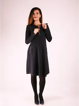 

Maternity Sports Stitching Mini Dress