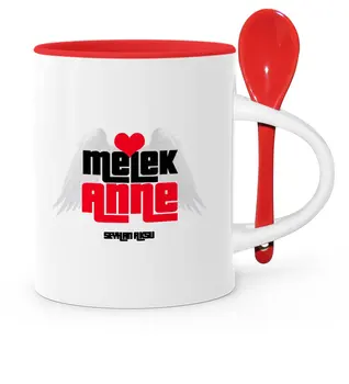 

Personalized Angel Mother Red Spoon Mug Cup-1