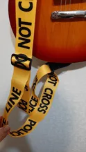 Guitar-Strap Polyester-Guitar-Belt Electric-Bass-Guitar-Parts-Accessories Yellow 