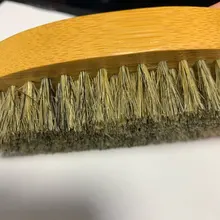 Cepillo para Barba Hemu Natural para hombre, masaje facial de bambú, barbas y bigotes para peinar, novedad de 2020