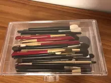 Transparent Plastic Storage-Box Makeup-Organizer Display-Stand Jewelry Drawer Cosmetics