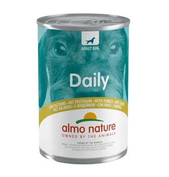 

Almo nature canned food for dogs "menu with Turkey" daily menu-Turkey 0,4 kg x 12 PCs