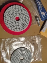 Uds 3/4 lijado disco de mojado almohadillas de pulido de diamante de granito, mármol pulidora de piedra Flexible de herramientas de mano