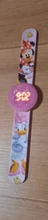 Disney-reloj electrónico con dibujos animados de Mickey para niños, pulsera de silicona con led, regalo para niños y niñas