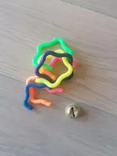 Woven-Ball Bell Chew-Toys Rubber Teeth-Cleaning-Ball 8cm 5cm with Pet-Dog Cat Braided