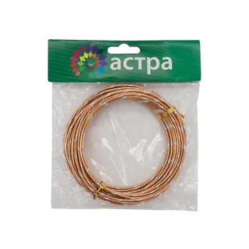 

Wire with insect, 2mm * 10 m, 'Astra' (004 Brown)