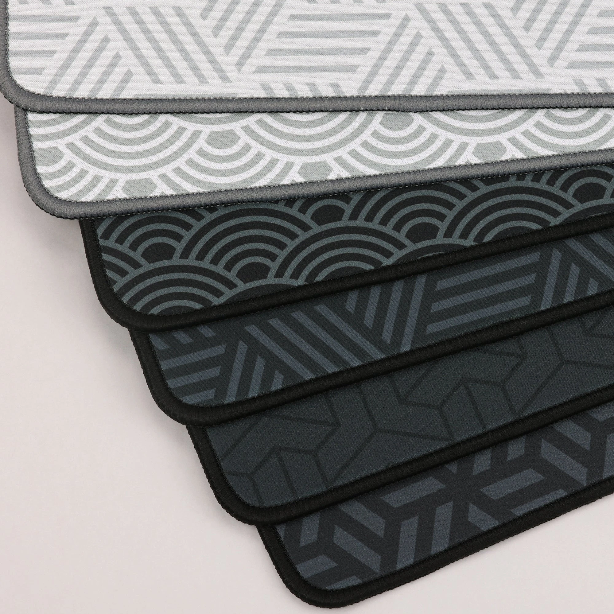 KBDfans 일본 스타일 책상 매트 컬렉션, 스티치 가장자리, 부드러운 천 탑 AliExpress