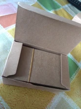 100pcs/box Cowhide Color Word Card New Blank Kraft Paper Ten Choices Handwritten Card
