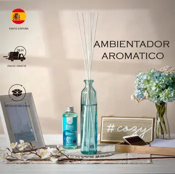 

Mikado air freshener replenishment 100 Ml with diffuser rods scented air freshener room bedroom aroma essence removes odours