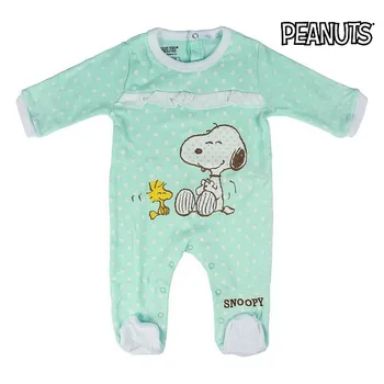 

Baby's Long-sleeved Romper Suit Snoopy 74652 Turquoise