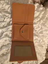 Cartera de cuero con broche para mujer, cartera pequeña con broche de piel sintética a cuadros con forma de oso y conejo, tarjetero, monedero corto de Lolita para estudiantes