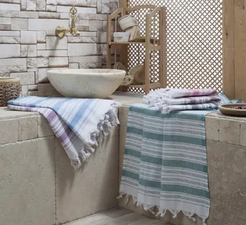 

Turkish Cotton Basic Peshtemal Authentic Beach Towel
