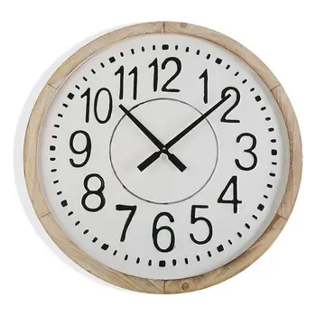 

Wall Clock MDF Wood/Metal (4,5 x 60 x 60 cm)