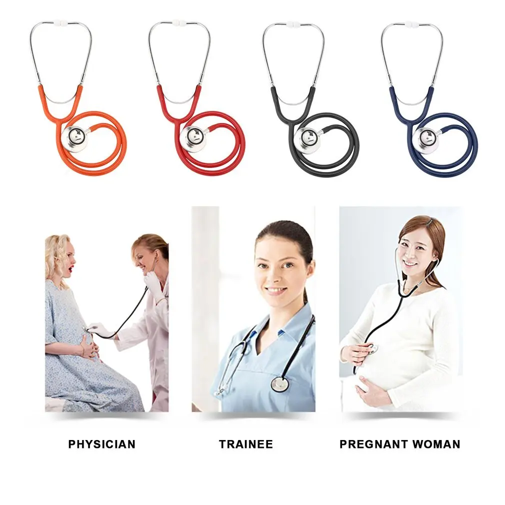 Medical Stethoscope Double-sided Single Tube Aluminium Alloy Chestpiece For Cardiology