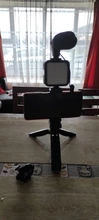 Condenser-Microphone Tripod Fill-Light Photo-Video-Camera Interview Live-Recording Youtube