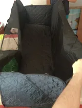 DEKO-Protector para asiento de coche para perros, hamaca de transporte con visión de malla para mascotas, Protector de seguridad, alfombrilla para asiento trasero de coche con cremallera y bolsillo para viaje