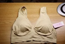 VEQKING M-XXL XXXL 4XL 5XL 6XL de gran tamaño Sujetador deportivo negro Blanco transpirable alambre libre dormir diaria sujetador de La Yoga las mujeres acolchado deporte