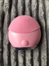 Eléctrica Facial de silicona cepillo de cuidado de la piel cara cepillo de vibración ultrasónica Limpieza de poros lavadora espinilla cepillo de limpieza facial