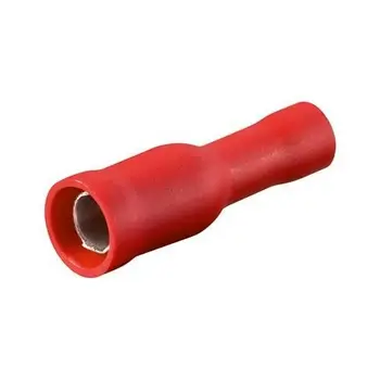 

Terminal bullet hembra (4 mm) 100 Pack Rojo