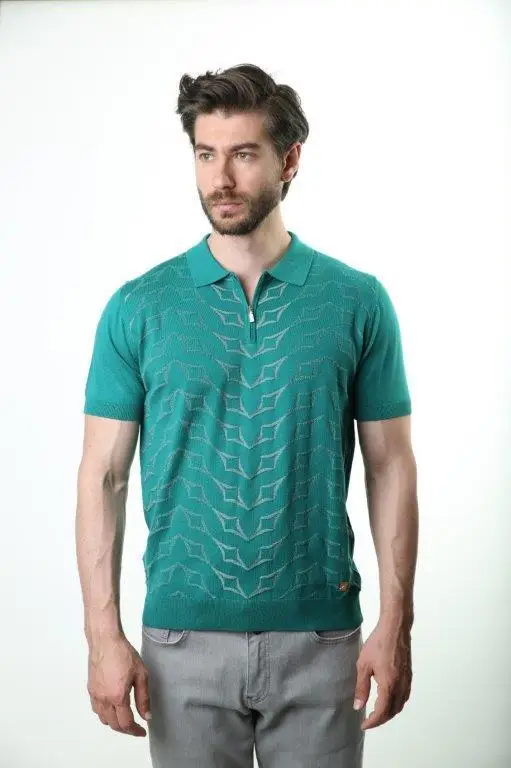 

Filippo Ghada Polo Collar Male Sweater T-Shirt 3599