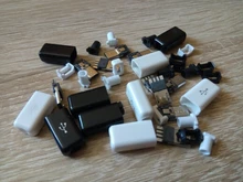 10 unids/lote YT2153Y Micro USB 4pin conector macho blanco/negro de datos OTG interfaz de línea de datos Cbale envío de la gota