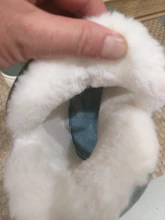 ASILETO-Zapatillas de casa de felpa para mujer, zapatos altos de interior, zapatillas planas de talla grande 45, para invierno