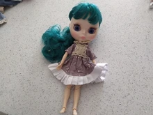 Accesorios de muñeca BJD, 26cm, vestido de muñeca de 10 pulgadas para blyther, sombrero de ropa de muñeca, vestido DIY para niños, ropa de juguete, regalos para niñas, 1/6