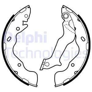 Колодки барабанные ручника Kia Soul 08 DELPHI LS2059