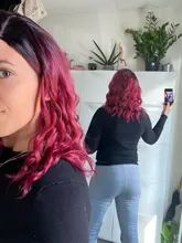 LINGHANG-Peluca de cabello ondulado corto para mujer afroamericana, cabellera artificial de fibra resistente al calor, color rubio, Marrón degradado, para Cosplay de boda o uso diario