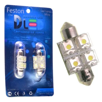 

1pcs LED Car Lamp C5W FEST 36мм SV8,5 - 4 SF