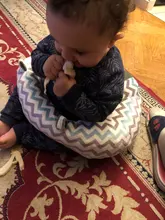 Funda de asiento de apoyo para sofá de bebé, silla de felpa para aprender a sentarse, cuna de nido cómoda, lavable, sin relleno