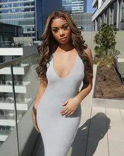 Luduna-mechones de pelo ondulado brasileño para mujer negra, extensiones de pelo ondulado 150% humano, 1/3/4 piezas, Remy