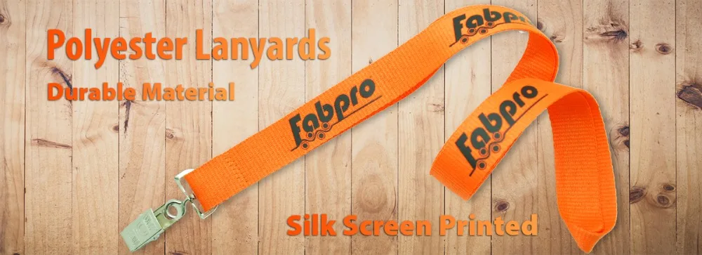 polyester lanyards