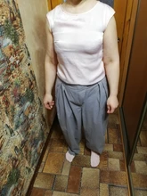 Linen Trouser Harem-Pants Pleated Celmia Vintage Pantalones Pockets Loose High-Elastic