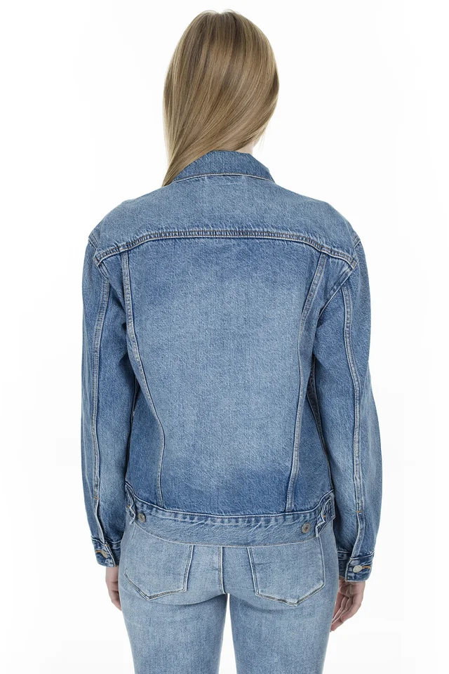 jaqueta feminina jeans levis